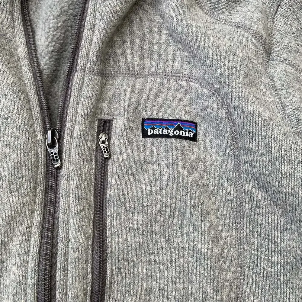 Patagonia Men's Better Sweater Hoody Fleece Jacket Gray Medium